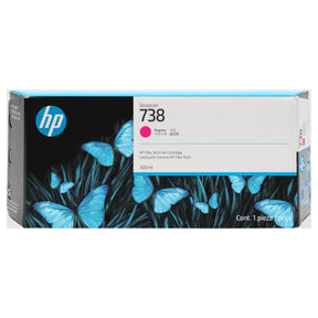 Tinta Hp 738 Magenta - 300 ml - 676M7A - Hp Designjet T850 - Panamá