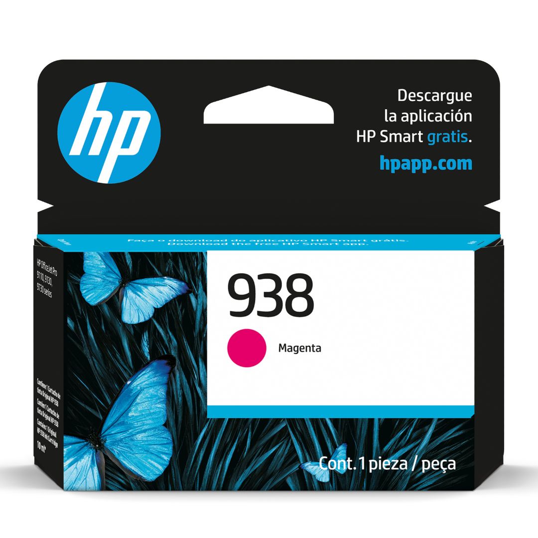 Tinta HP 938 Magenta | 800 paginas | 4S6X6PL | OfficeJet Pro 9730 / 9110 / 9120 / 9130 / 9720 - Panamá