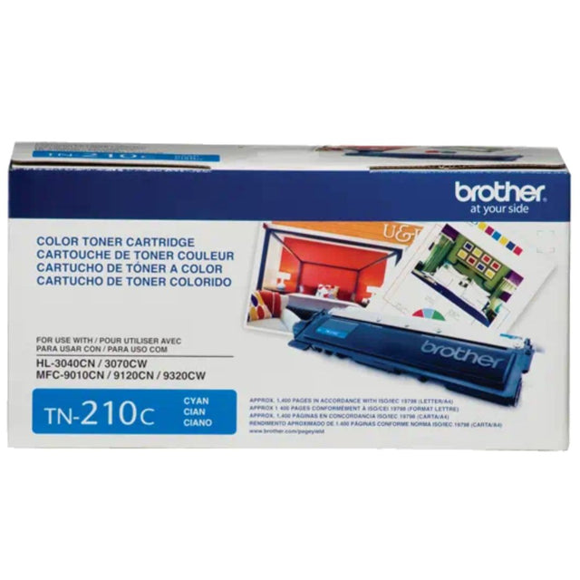 Toner Brother TN-210C | TN210C | Para HL-3040CN / HL-3045CN / HL-3070CW / HL-3075CW / MFC-9010CN / MFC-9120CN / MFC-9125CN / MFC-9320CW / MFC-9325CW - Panamá