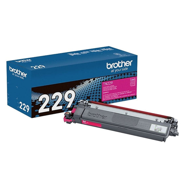 Toner Brother TN-229 Magenta | TN229M | Para HL-L3220CDW / HL-L3280CDW / HL-L3295CDW / HL-L3300CDW / HL-L8245CDW / MFC-L3720CDW / MFC-L3765CDW / MFC-L3780CDW / MFC-L8395CDW | 1,200 páginas - Panamá