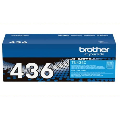 Toner Brother TN-436C Alto Rendimiento Cyan | TN436C | Para HL-L8360CDW / HL-L8360CDWT / HL-L9310CDW / MFC-L8900CDW / MFC-L9570CDW - Panamá