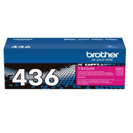 Toner Brother TN-436M Alto Rendimiento Magenta | TN436M | Para HL-L8360CDW / HL-L8360CDWT / HL-L9310CDW / MFC-L8900CDW / MFC-L9570CDW - Panamá