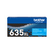 Tóner original Brother TN-635XLC Cian