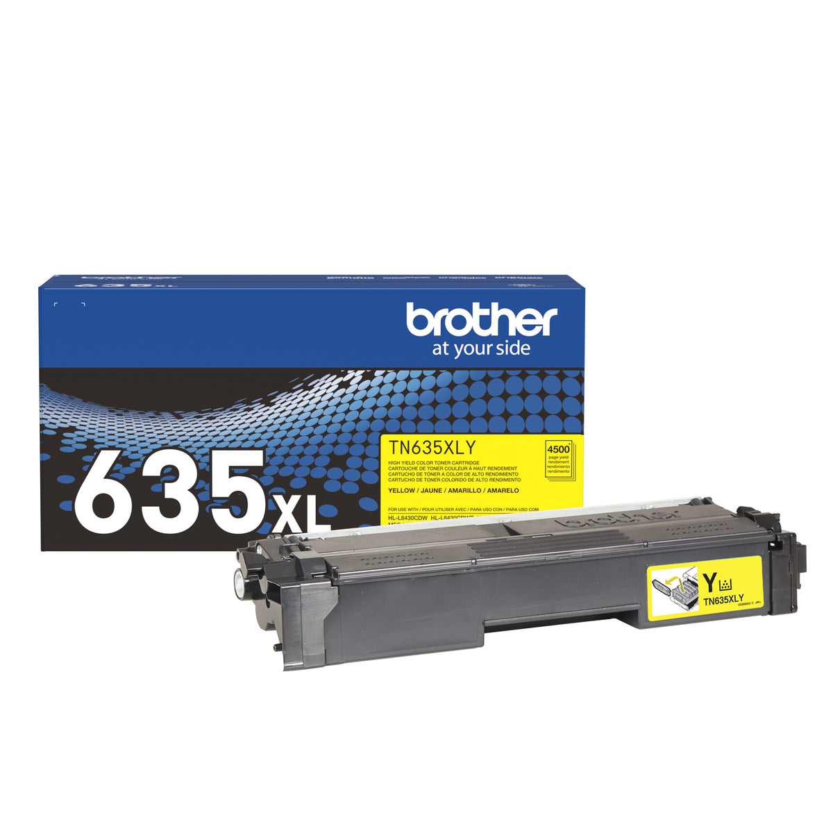 Tóner original Brother TN-635XLY Amarillo
