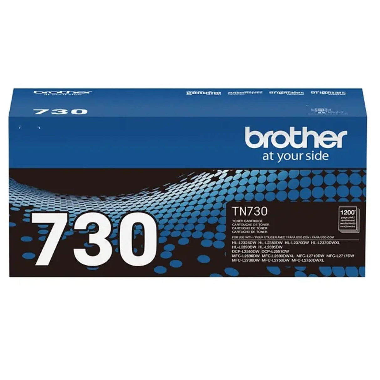 Toner Brother TN-730 | TN730 | Para HL-L2350DW / HL-L2390DW / HL-L2395DW / HL-L2370DW / MFC-L2710DW / MFC-L2750DW | 1,200 páginas - Panamá