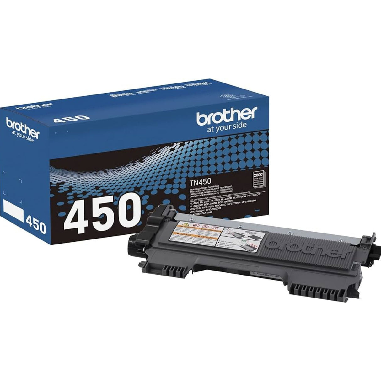 Toner Brother TN450 | TN-450 | Para DCP-7060D / DCP-7065DN / HL-2220 / HL-2230 / HL-2240 / HL-2240D / HL-2270DW / HL-2280DW / MFC-7360N / MFC-7460DN / MFC-7860DW | 2,600 páginas - Panamá