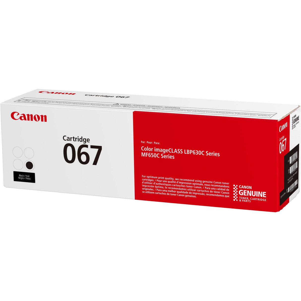 Toner Canon 067 Negro | Para imageCLASS LBP632Cdw / MF656Cdw | 1,350 páginas - Panamá