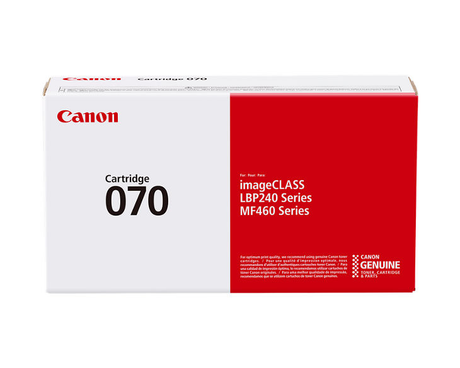 Caja de tóner Canon 070 para imageCLASS LBP240 Series y MF460 Series