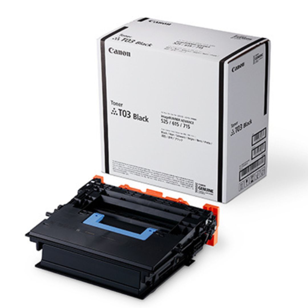 Toner Canon T03 Negro 2725C001 | Para imageRUNNER ADVANCE 525 / 527 / 529/ 615 / 617 / 619 / 715 / 717 / 719 ImageCLASS X LBP 1861 / 1871 | 20,500 páginas - Panamá