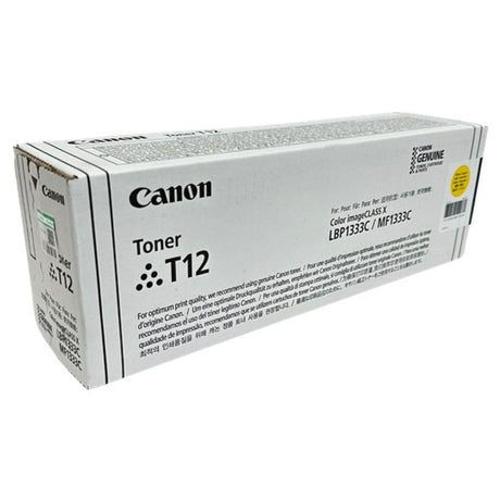 Toner Canon T12 Amarillo | Para imageClass XLBP1333C, MF1333C | 5,300 páginas - Panamá