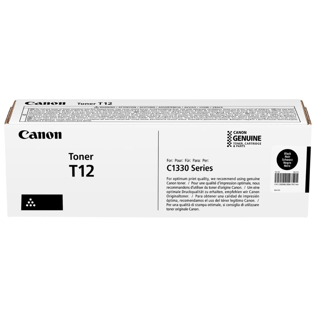 Toner Canon T12 Negro | Para imageClass X LBP1333C, MF1333C | 7,400 páginas - Panamá