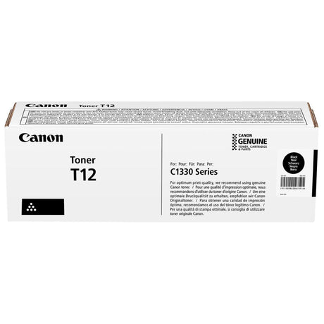 Toner Canon T12 Negro | Para imageClass X LBP1333C, MF1333C | 7,400 páginas - Panamá