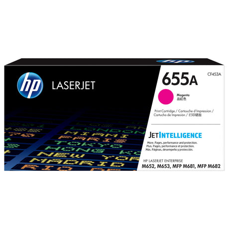 Toner Hp CF453A - 655A Magenta | Para LaserJet Enterprise M652 / M653 / M681 / M682 | 10,500 páginas - Panamá