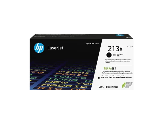 Tóner HP 213X W2130X negro de alto rendimiento