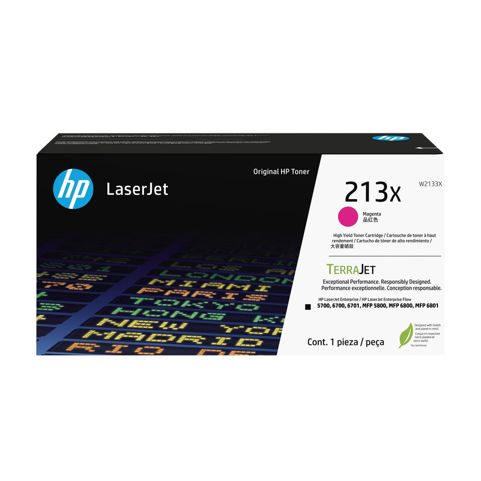 Tóner HP 213X W2133X magenta de alto rendimiento