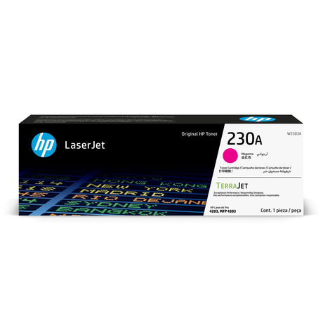 Toner Hp W2303A 230A Magenta | para HP LaserJet Pro 4203 / 4303 | 1,800 páginas - Panamá