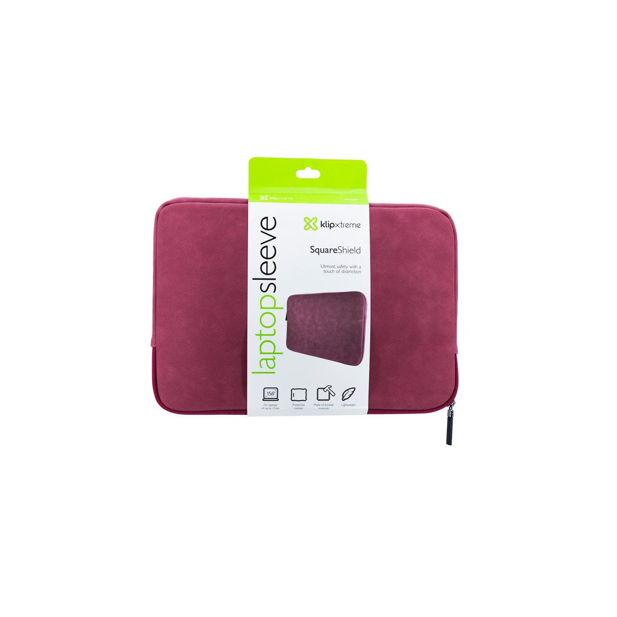 Funda de Gamuza para Laptop SquareShield Pink - KNS-220PK -  KNS-220PK