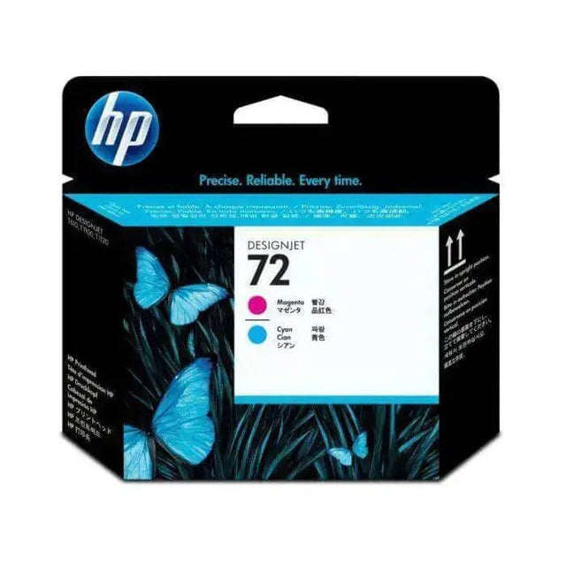 Cabezal HP C9383A - Cyan | Magenta - 72 para Ploter HP DesignJet