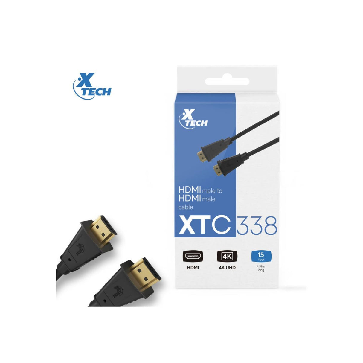 Cable con conector HDMI macho a HDMI macho Xtc-388