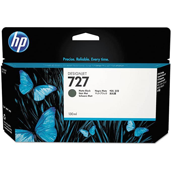 Cartucho de tinta HP Designjet 727 Negro mate de 130 ml