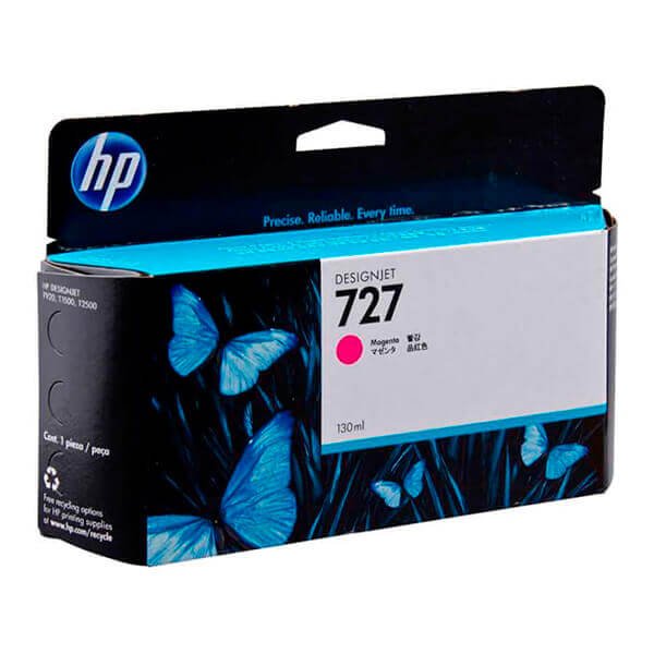 Cartucho de tinta HP Designjet 727 magenta de 130 ml