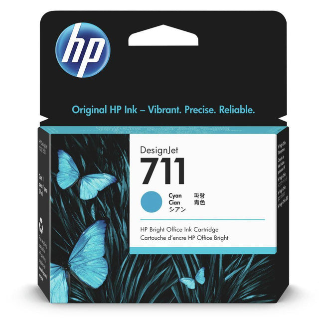 Tinta HP 711 - CZ130A - Cyan - Ploter HP DesignJet T120 - T130 - T520 - T530