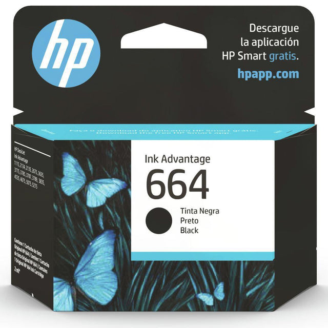 Tinta Negra Hp 664 - f6v29al