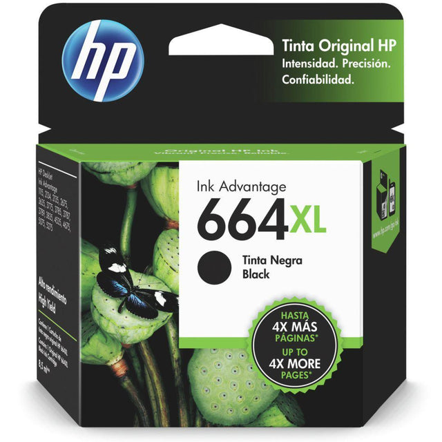 Tinta HP 664XL / 664 XL Negra - F6V31AL