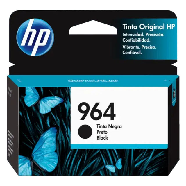 Tinta Hp 964 Negra - 3JA53Al | OfficeJet Pro 9010/9020