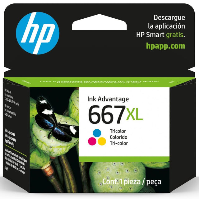 Tinta HP 667XL / 667 XL Color - 3YM80AL