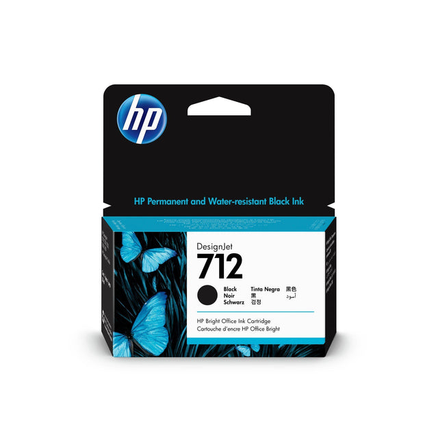 Tinta HP 712 Negro-3ED70A para ploter | T210/T230/T250/T630/T650