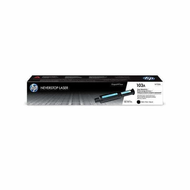 Kit de recarga de toner HP Laser 103A negro (W1103A) - Para Neverstop - 2,500 páginas