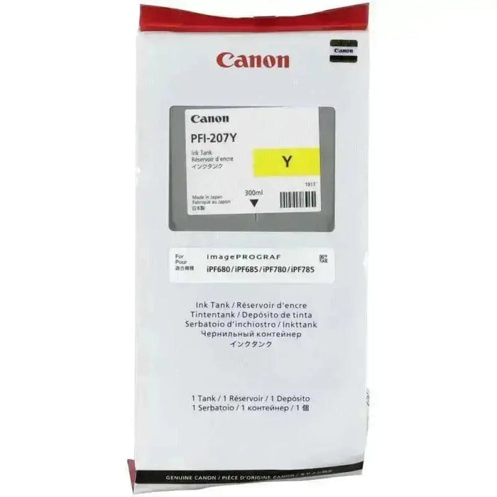 Tinta Canon Pfi-207Y-Amarillo | Ploter -  8792B001AA