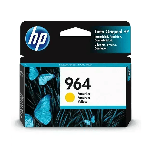 Tinta Hp 964 Yellow - 3Ja52Al | OfficeJet Pro 9010/9020