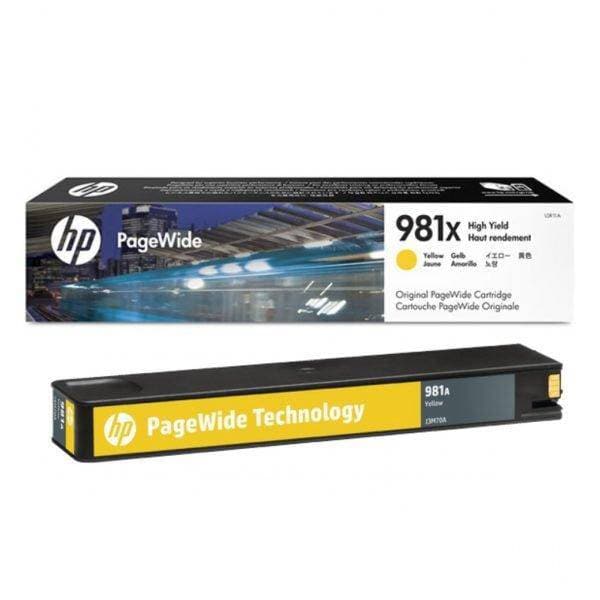 Tinta Hp 981X Pagewide- L0R11A-Amarillo -  L0R11A