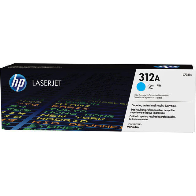 Toner Hp Cf381A 312A Cyan