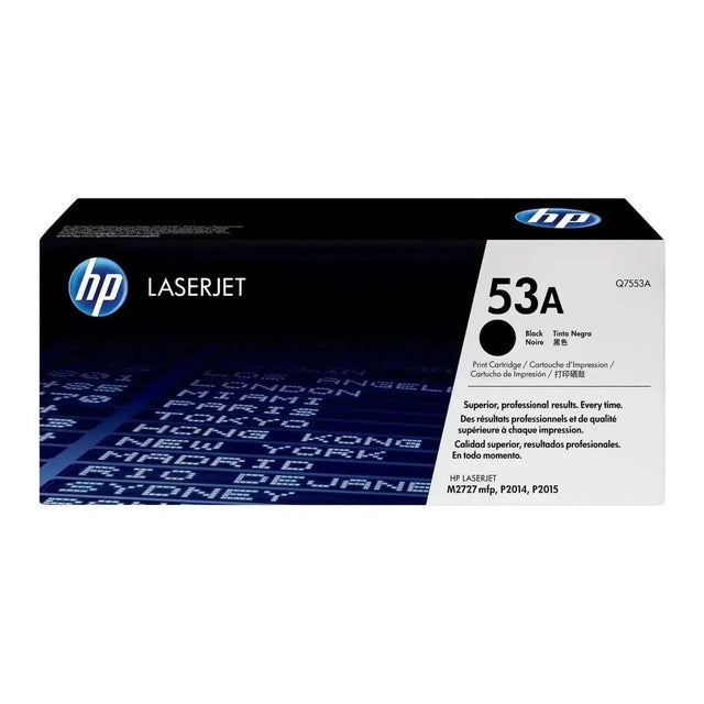 Toner Hp Q7553A -53A-Negro