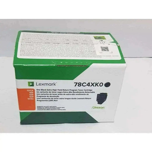 Toner Lexmark 78C4XK0 - CX522 - Negro | Toner Lexmark Original