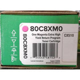 Toner Lexmark 80C8Xm0 - Magenta | Toner Lexmark Original