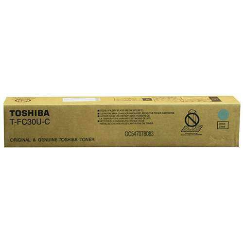 Toner Toshiba Tfc30Uc | T-Fc30U-C | Cyan para Impresoras y Copiadoras Toshiba