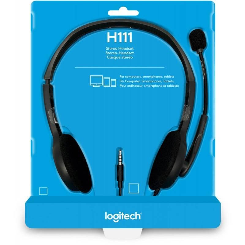 Audifono Logitec H111 Stereo Headset 981-000612 - Panamá