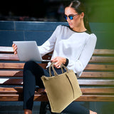 Bolso de Manos para Damas Modelo Amalfi 15,6" - KLB-450BG - Panamá