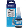 Botella de Tinta Brother BT5001C - Cyan | Para DCP-T500W / DCP-T510W / DCP-T700W / DCP-T710W / DCP-T720DW / MFC-T910W / MFC-T800W / MFC-T920DW / MFC-T4500DW | 5,000 paginas - Panamá