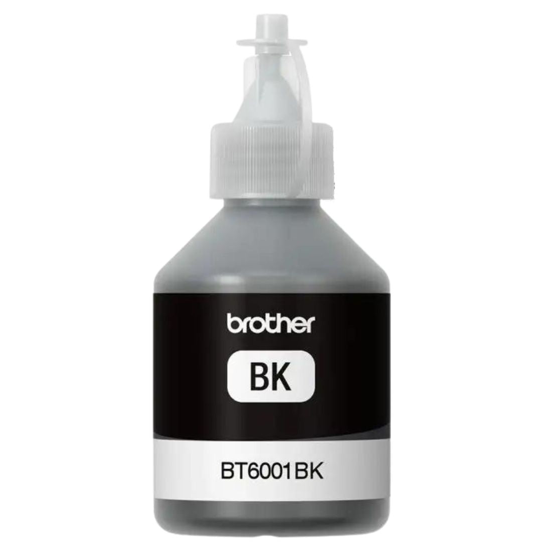 Botella de Tinta Brother BT6001BK - Negro | Para DCP-T300 / T500W / T700W / MFC-T800W | 6,000 Páginas - Panamá