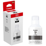 Botella de tinta Canon GI-16 BK negro original para Canon Maxify GX