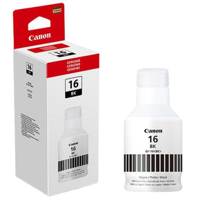 Botella de tinta Canon GI-16 BK negro original para Canon Maxify GX
