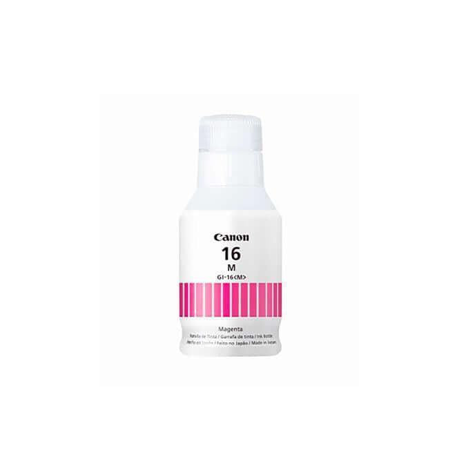 Botella de Tinta Canon GI-16 M Magenta | Para Maxify GX6010 / GX7010 / GX4010 | 14,000 páginas - Panamá