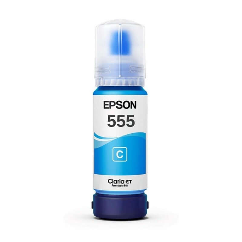 Botella de Tinta Epson T555220 - Cyan | Ecotank L8160/L8180 | 70 ml - Panamá