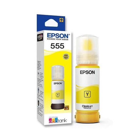 Botella de Tinta Epson T555420 - Amarilla | Ecotank L8160/L8180 | 70 ml - Panamá