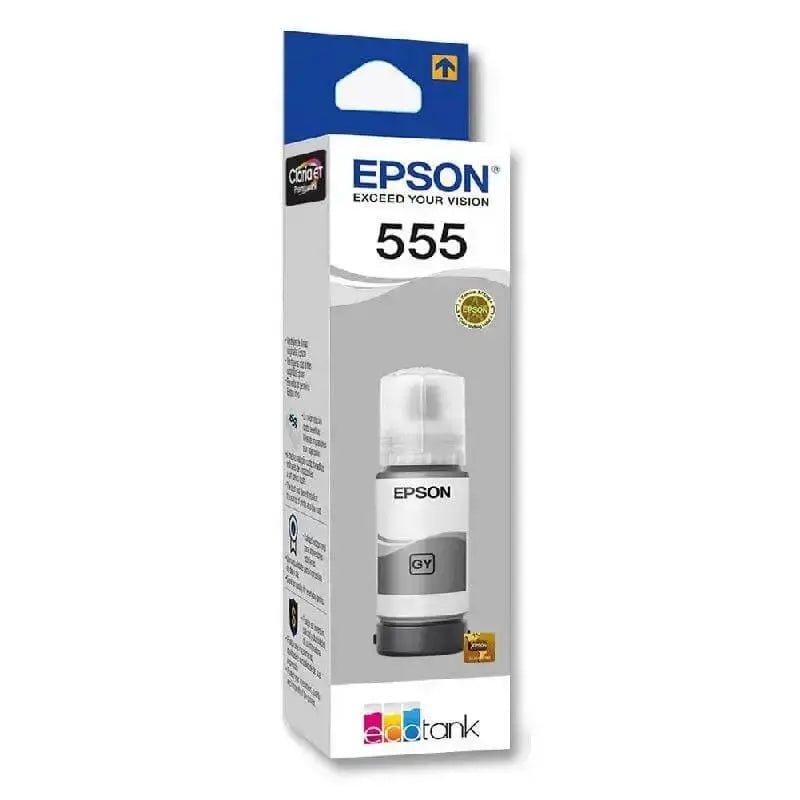 Botella de Tinta Epson T555520 - Gris | Ecotank L8160/L8180 | 70 ml - Panamá